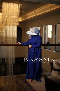 Ensemble abaya broderie