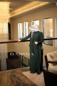 Ensemble abaya broderie
