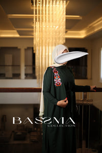 Ensemble abaya broderie