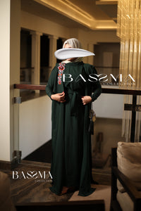 Ensemble abaya broderie