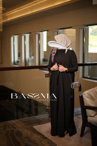 Ensemble abaya broderie