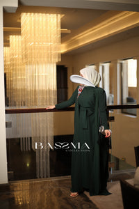 Ensemble abaya broderie