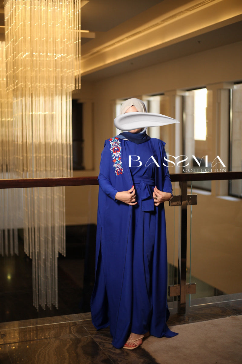 Ensemble abaya broderie