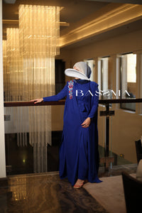 Ensemble abaya broderie